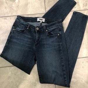 Blue Paige Skinny Jeans